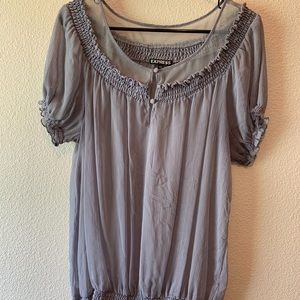 Express Smocked Top